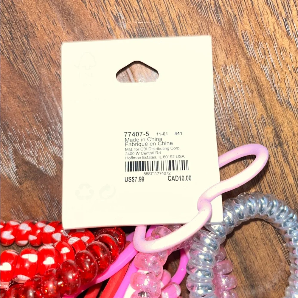 NEW Claire's Colorful Necklaces and Hair Tie Set